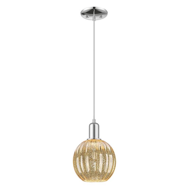 Innovations Lighting Downtown Urban - Preston - 1 Light 7" Globe Shade Cord Hung Mini Pendant