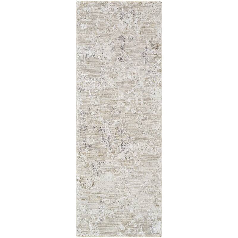 Livabliss Gakko Rustic Area Rug - Ivory - 2'7" x 7'3"