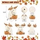 preview thumbnail 2 of 4, DolliBu Super Soft Fancy Floppy Moose Stuffed Animal w/ Pumpkin Decor - 10.5 inches