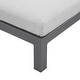 preview thumbnail 51 of 62, Benton Modern Aluminum Lounge Outdoor Double Chaise with Cushion - N/A