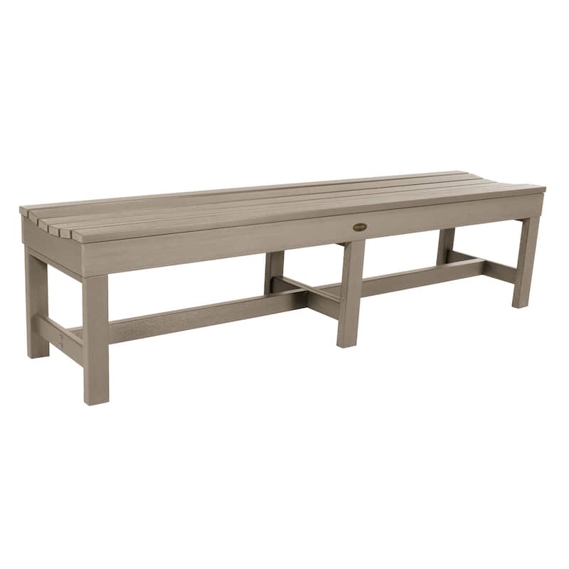 Highwood Commercial Grade Weldon 6ft Backless Picnic Bench - Woodland Brown