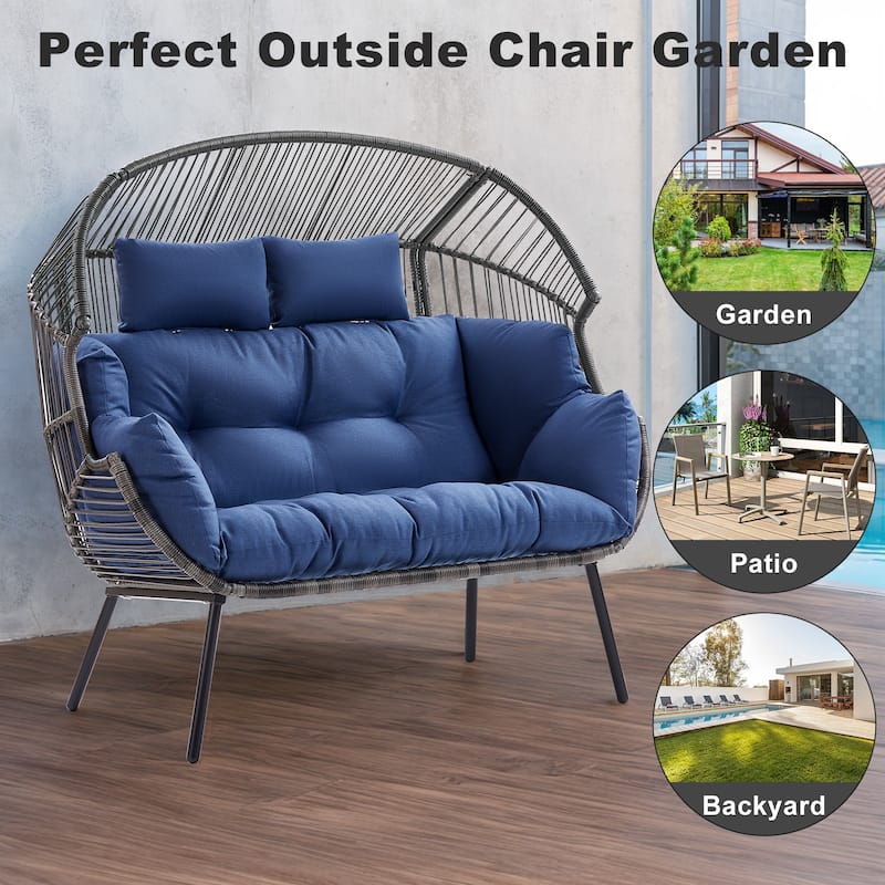 Pocassy Outdoor Egg Chair Garden Funiture