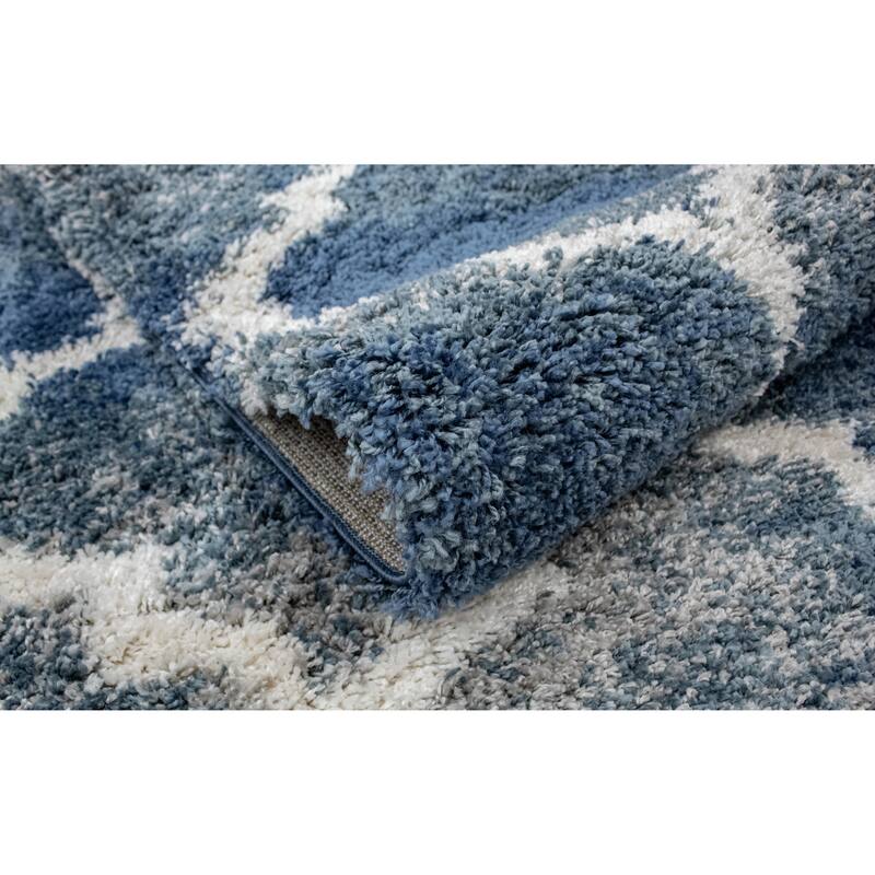 Noori Rug Lux Ava Trellis 2-Inch Shag Rug