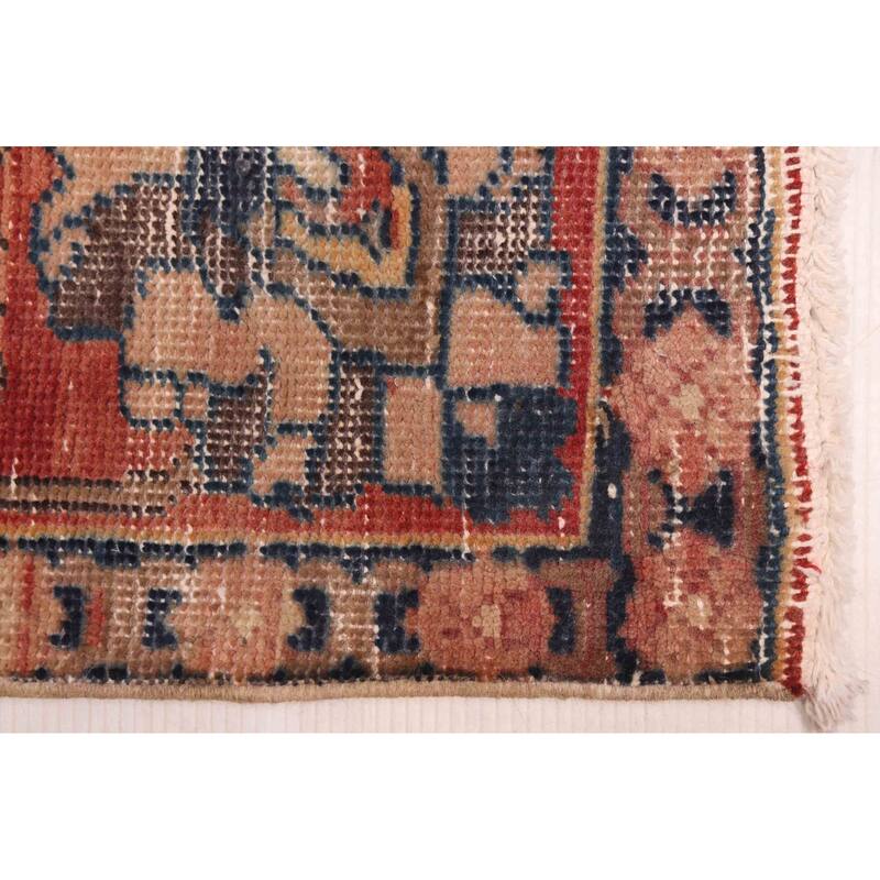 ECARPETGALLERY Hand-knotted Antalya Vintage Copper Wool Rug - 6'7 x 10'1