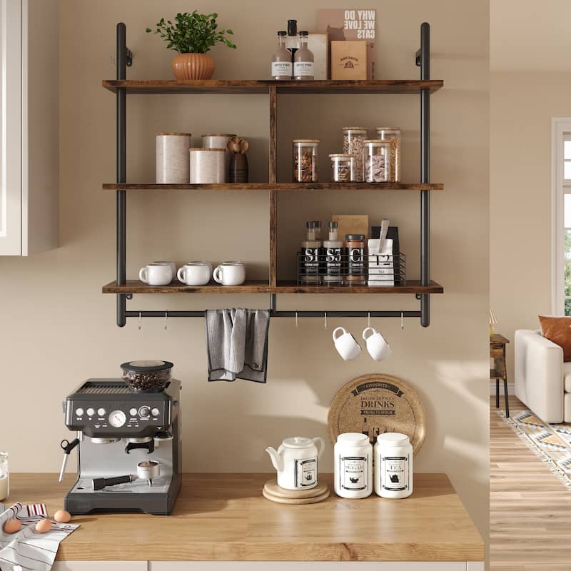 41 inch Wall Shelves 3-tiers Floating Shelf - 41 inch