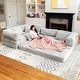 preview thumbnail 55 of 179, Jaxx Unsofa Modular Convertible Sectional Sofa with Fold Out King Sleeper Bed