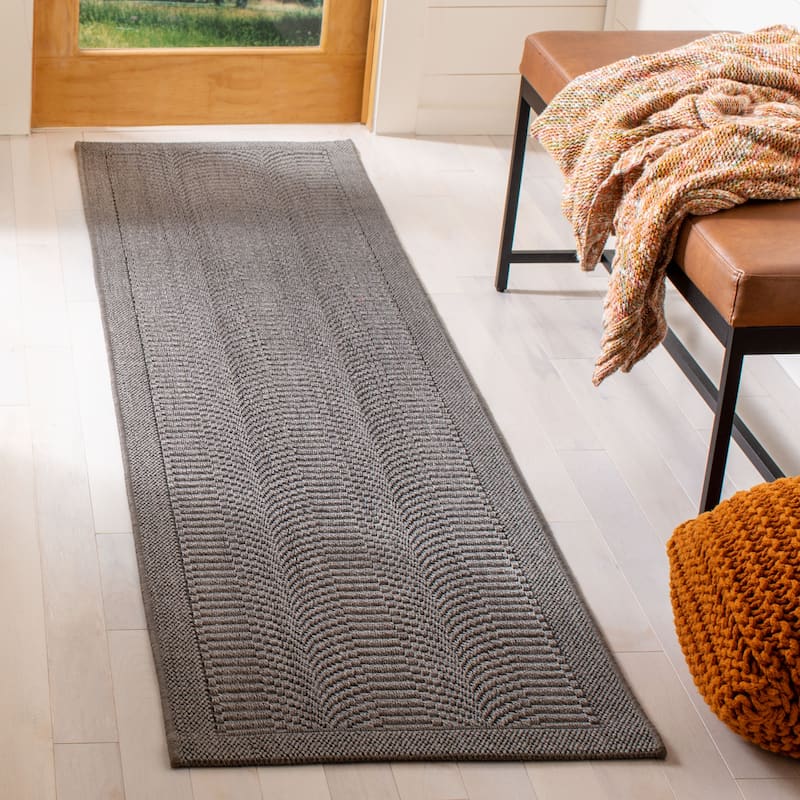 SAFAVIEH Palm Beach Maxine Sisal Area Rug - 2' x 8' Runner - Ash