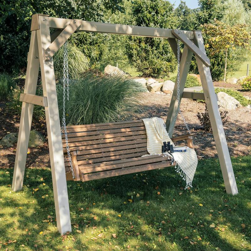 Vinyl A-Frame Swing Stand