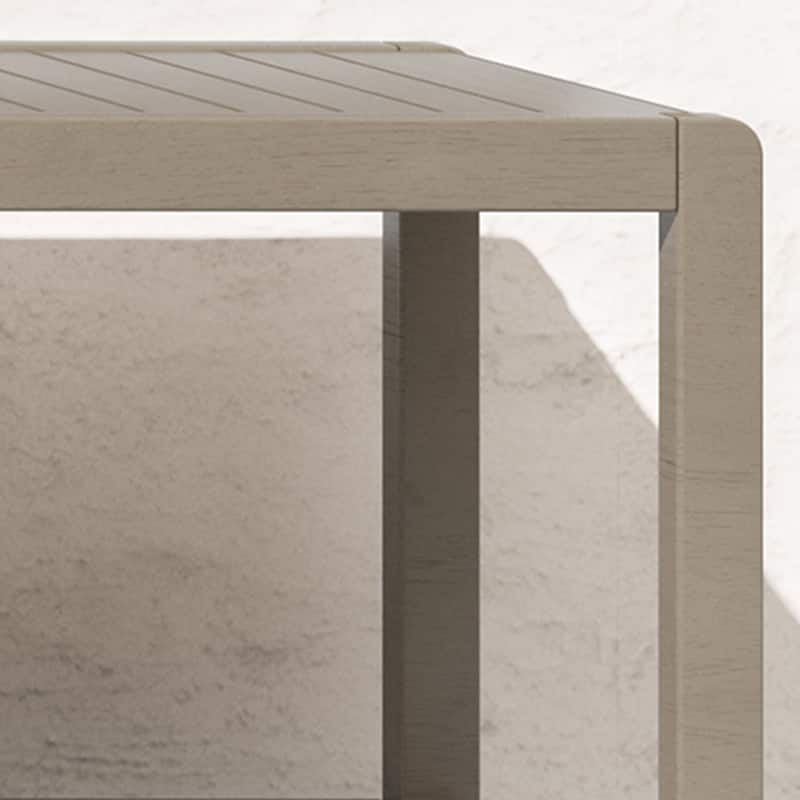 Homestyles Sustain Gray Wood Outdoor Sofa Table - 46" x 18" x 28"