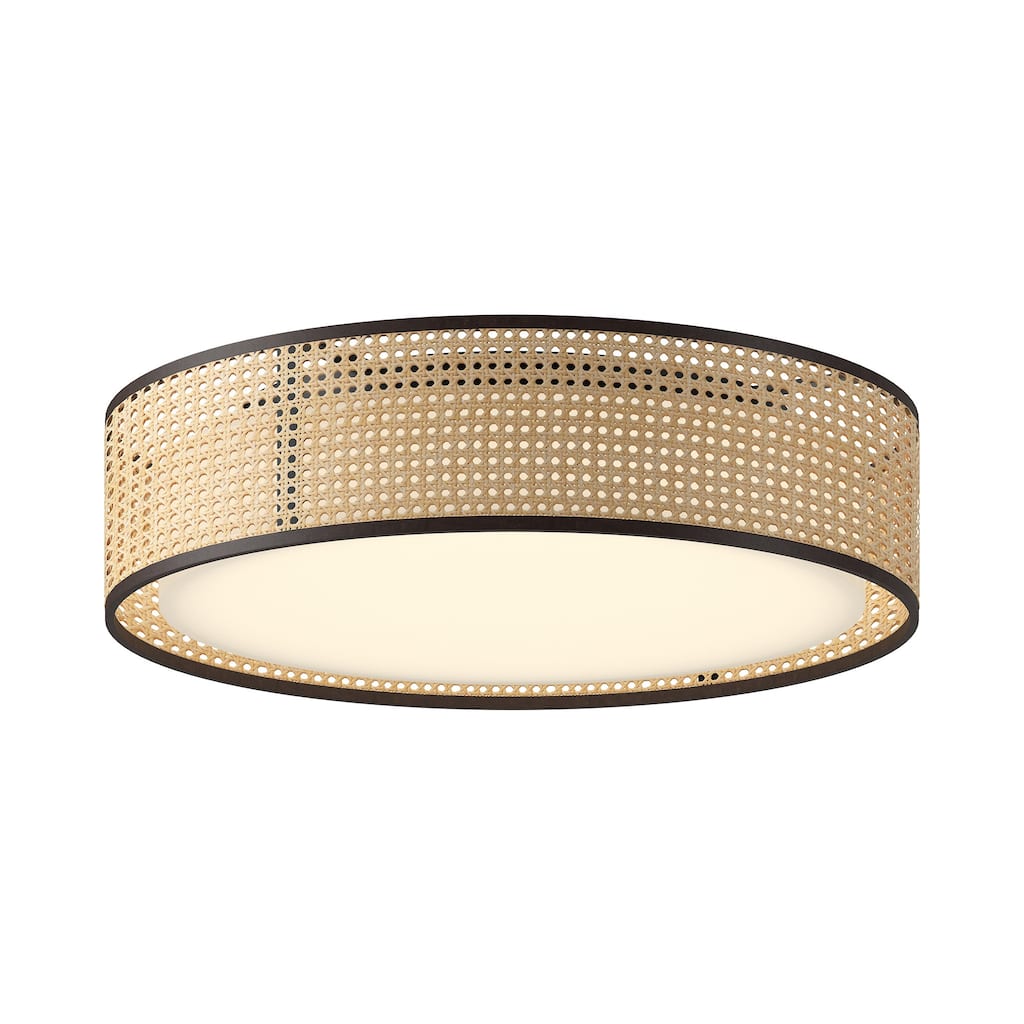 Alora Lighting FM479020-5CCT Lyla 23" Wide Flush Mount Drum Ceiling