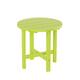 Laguna 18-inch Poly Eco-Friendly All Weather Round Side Table - Lime