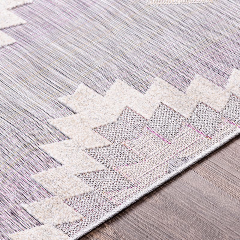 Gerta Indoor/ Outdoor Southwestern Diamond Area Rug
