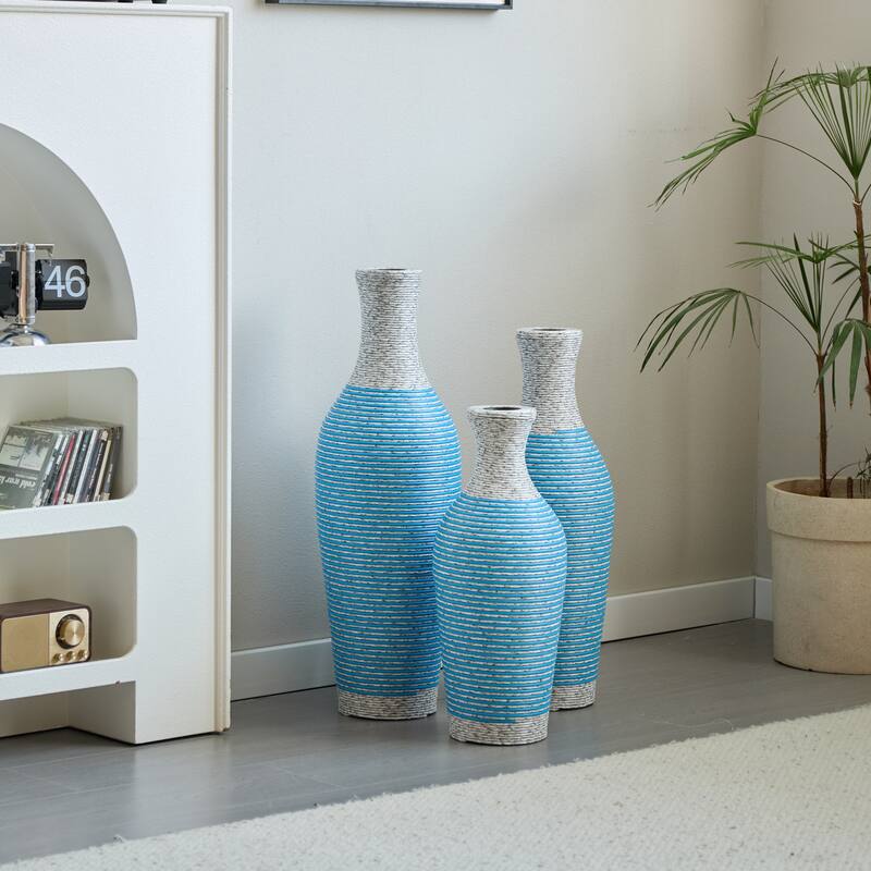 Desktop Vase, Brown Decorative Floor Vase, Classic and Neat Floor Vase, High Independent Flower Stand, Artificial Vine Vase