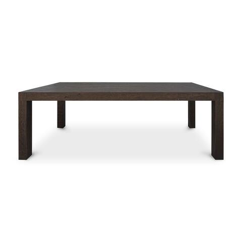 Aurelle Home Eliose Rustic Reclaimed Oak Rectangular Dining Table