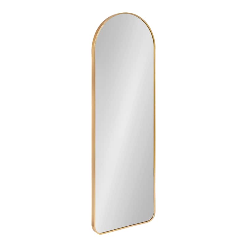 Kate and Laurel Zayda Metal Arch Mirror - 16x48 - Gold