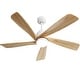 preview thumbnail 2 of 48, 52 Inch Lowe Profile Ceiling Fan with Light,3 CCT LED,Remote Control-Farmhouse, Modern, Contemporary - 52 inches White with Burlywood Blades