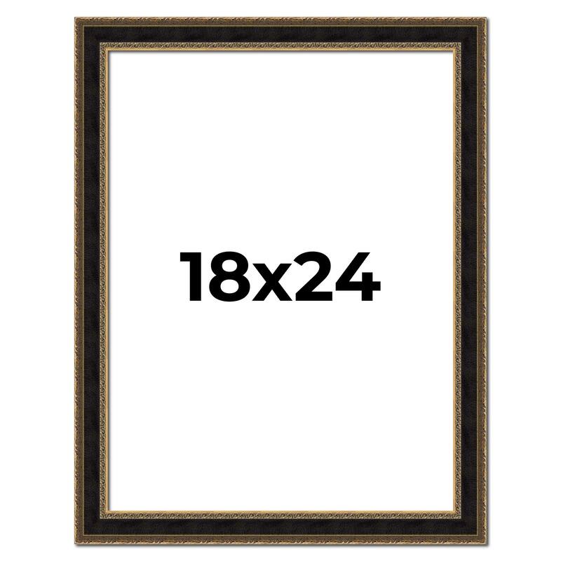 18x24 Frame Gold Antique Vintage Sold Wood Picture Frame | 1.75 Inch