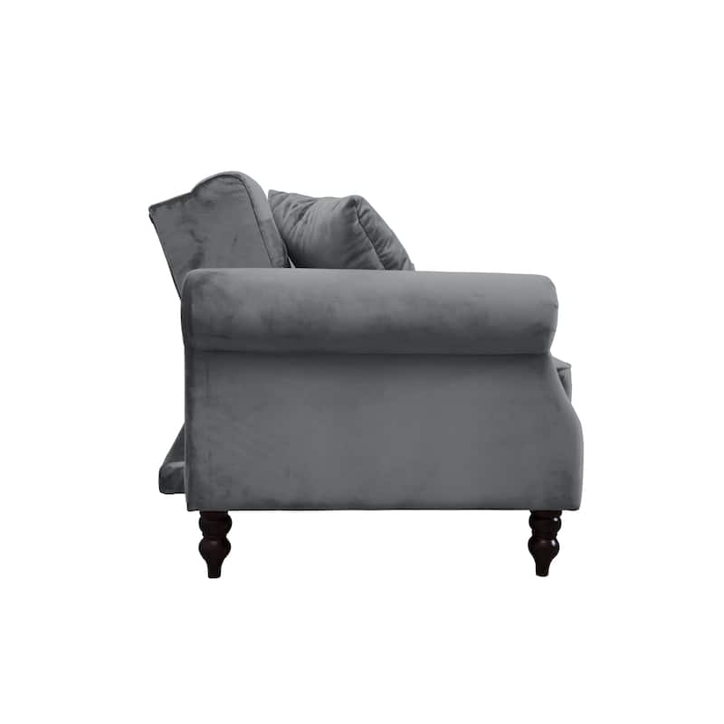 87.8'' Convertible Velvet Sofa Bed Sleeper Futon