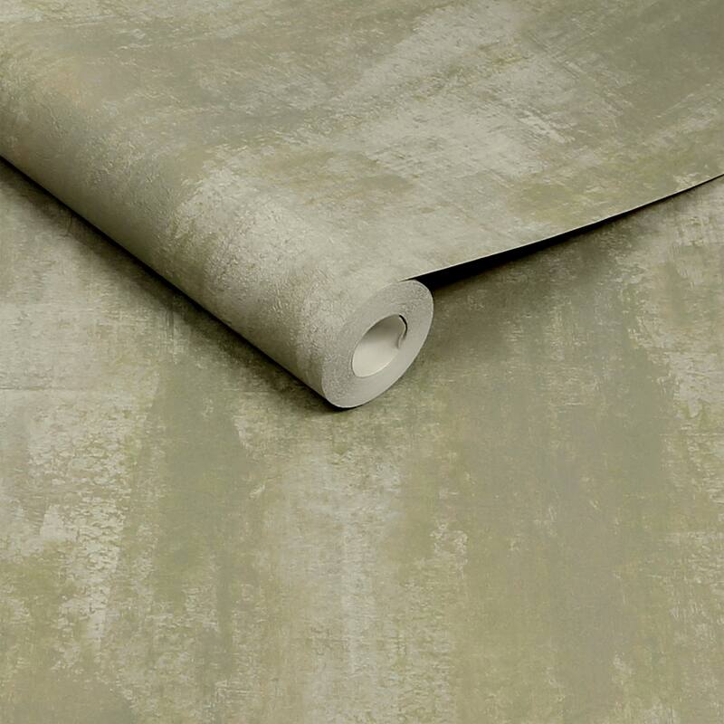 Oxidized Opulence Misted Sage Wallpaper