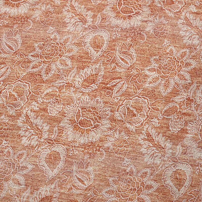 Premium Machine Washable Floral Sherpa Throw Blanket