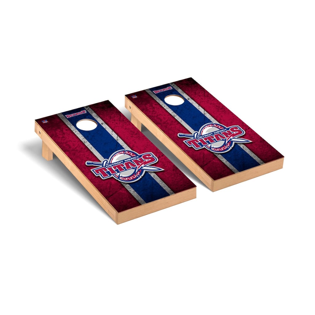 Detroit Mercy Titans Vintage Cornhole Board Set