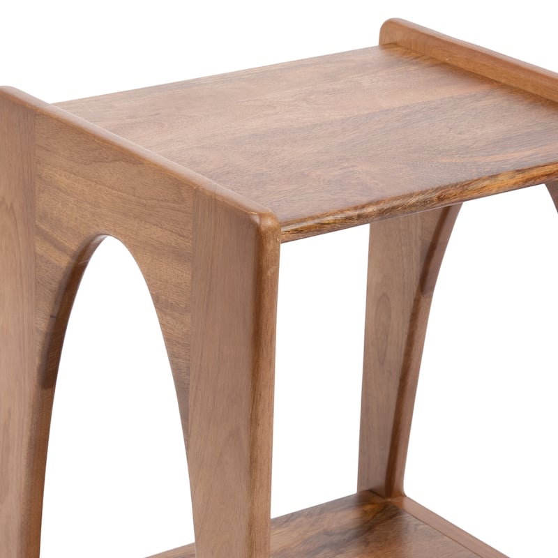 Kate and Laurel Aarstad Wood Side Table - 16x14x22