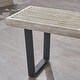 preview thumbnail 8 of 18, Fresno Outdoor Acacia Dining Bench by Christopher Knight Home - N/A