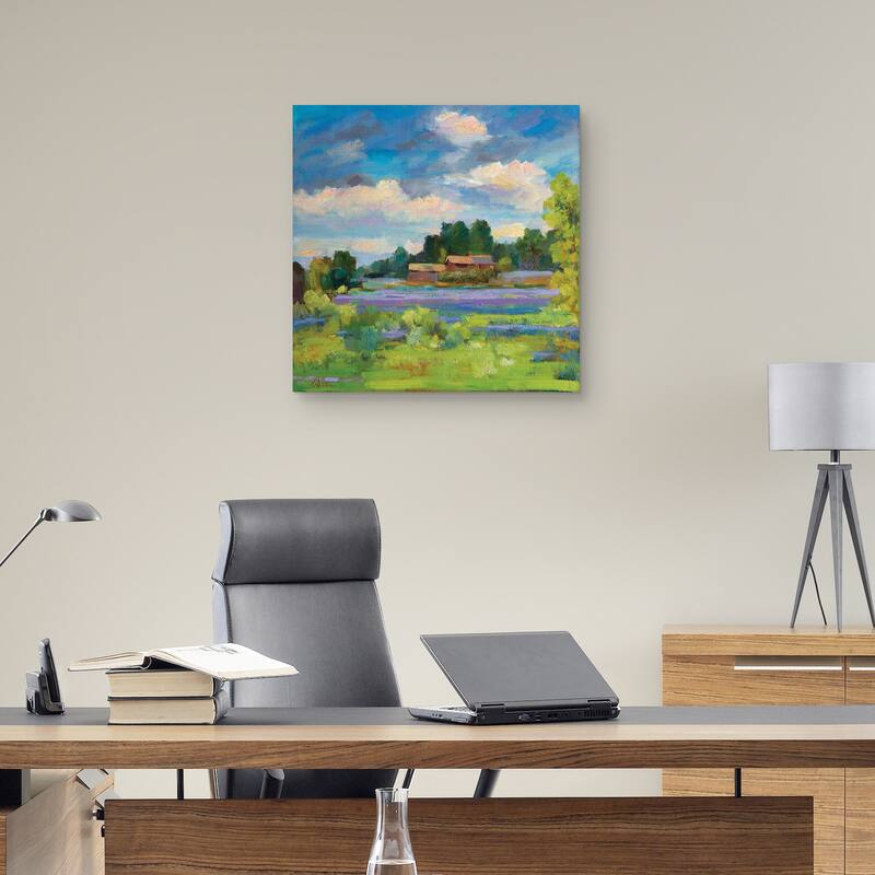Lavender Countryside by Alexi Fine Canvas Art Print