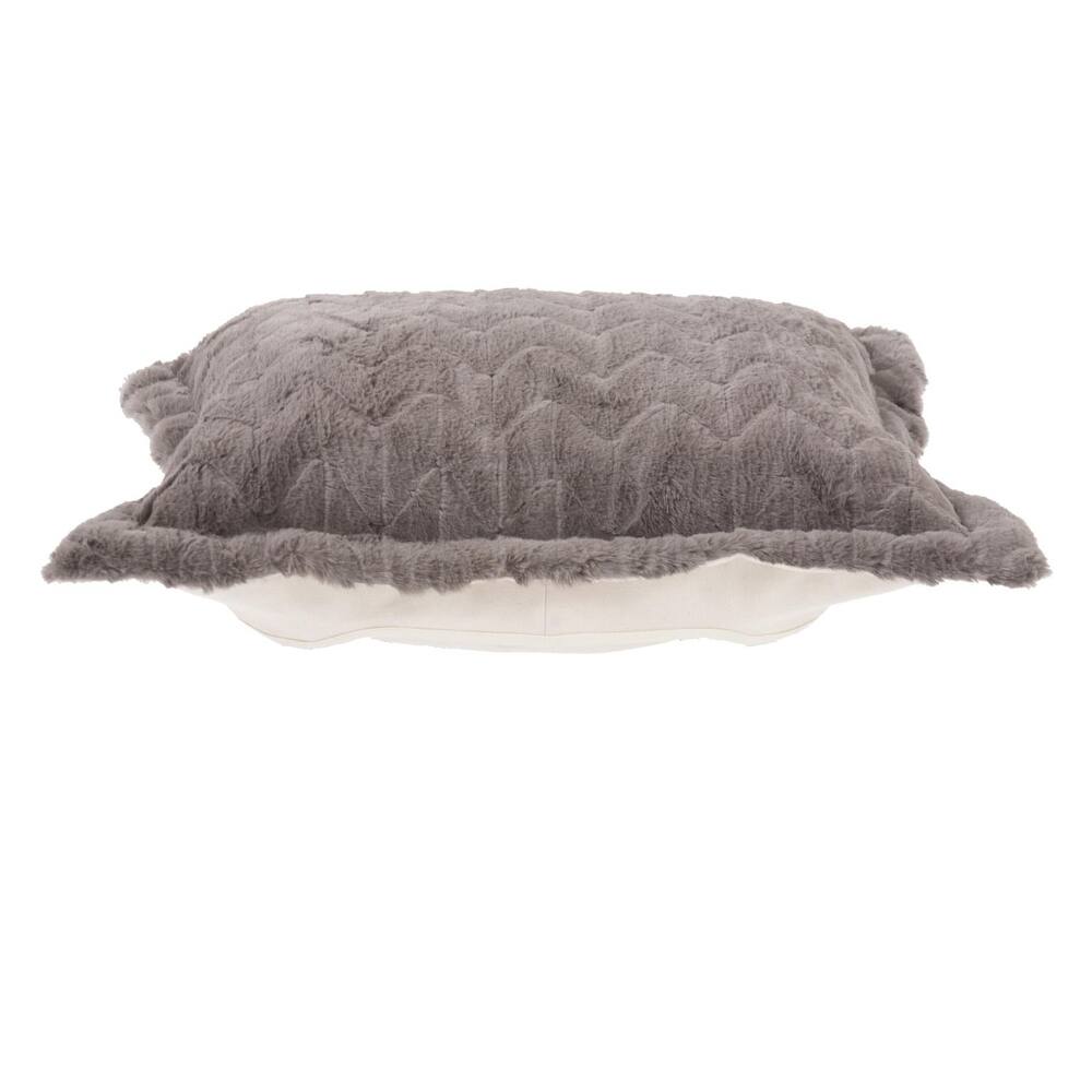 Allan Andrews Puff Ottoman Cushion & Cover Only, Angora Collection