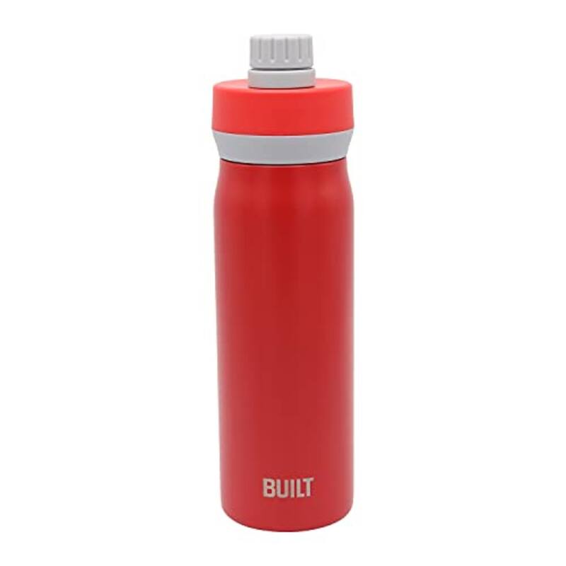 Built 20Oz Stainless Steel Cascade Tumbler with Chug Lid, Red