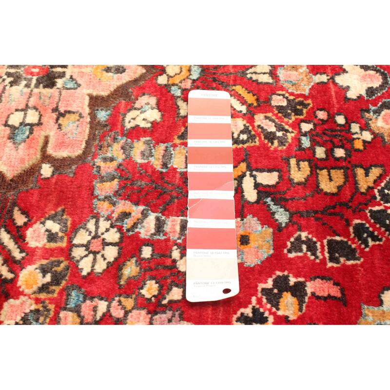 ECARPETGALLERY Hand-knotted Anadol Red Wool Rug - 3'6 x 4'10