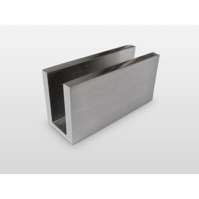 Glass Warehouse 78" x 5.5" Frameless Shower Door - Single Fixed Panel