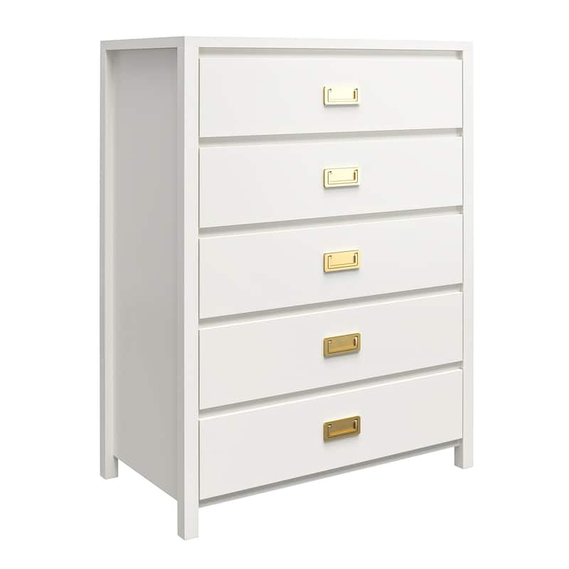 Little Seeds Monarch Hill Haven 5 Drawer Kids' Dresser - White