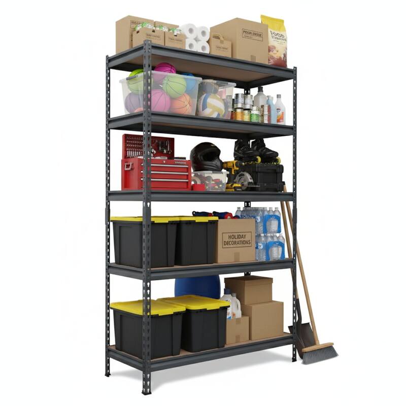 Pro Series Heavy Duty Shelving Rack Storage for Warehouses and Garages - 72"H x 36"W x 18"D 5-tier