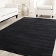 preview thumbnail 8 of 171, SAFAVIEH Handmade Himalaya Kaley Solid Wool Rug 9' x 12' - Black - Rectangle