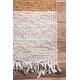preview thumbnail 24 of 31, Nuloom Hand-woven Leather/ Cotton Tassel Area Rug