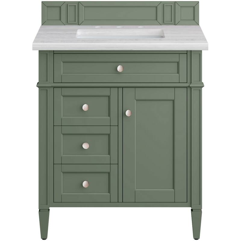 James Martin Vanities 655-V30-3AF Brittany 30" Single Basin Poplar