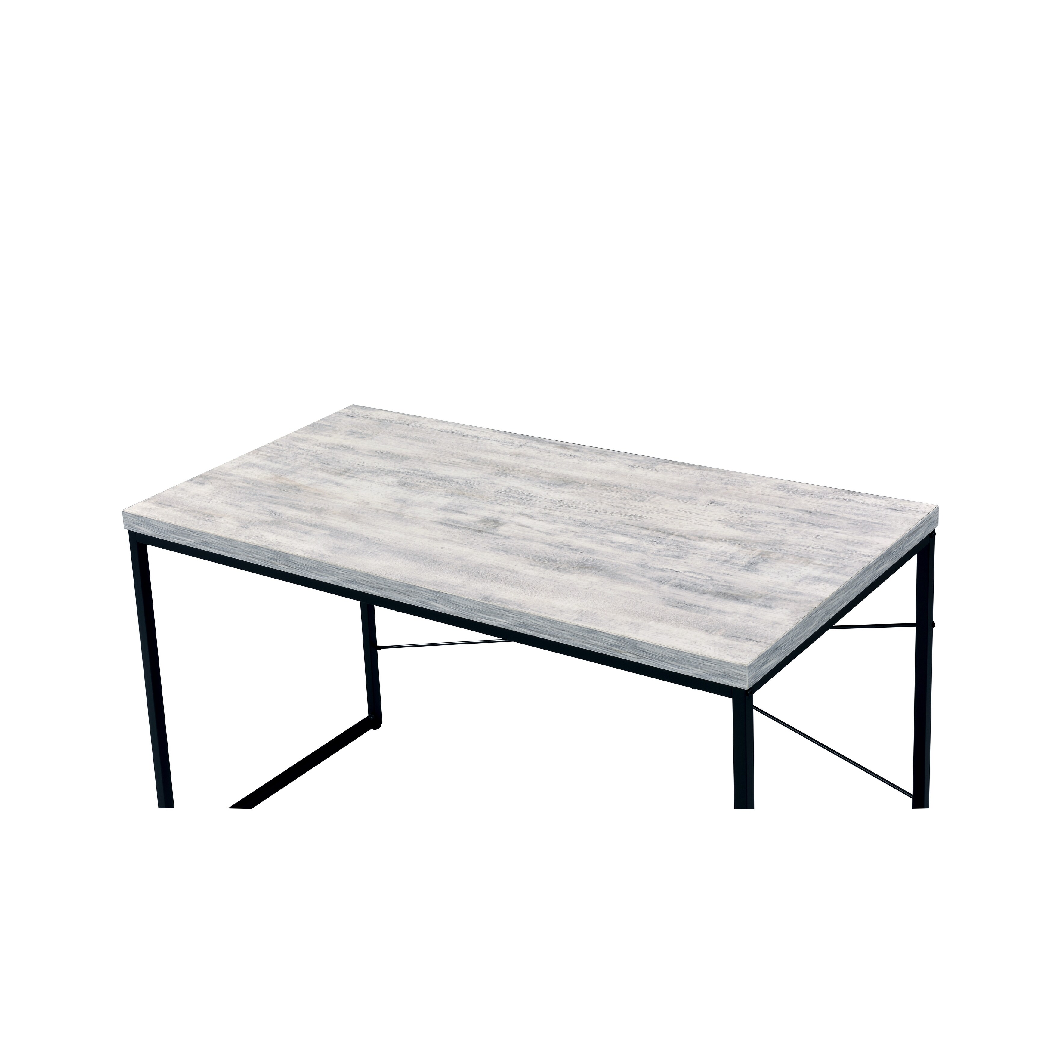 Acme Jurgen Desk In Antique White Ash Black On Sale Overstock 31315617