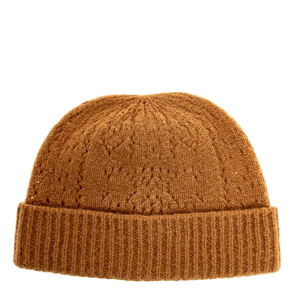 Celine Beanie in Cashmere and Silk Pointelle