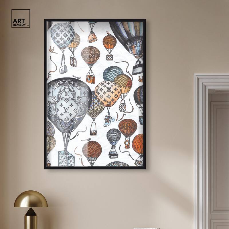 Doll Memories - Fashion Balloons Shadowbox by Art Remedy