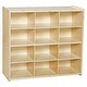 preview thumbnail 2 of 3, Contender 12 Cubbies Birch Plywood Storage Cabinet, Office and Homeschool Organizer for Toys, Books [Fully Assembled]