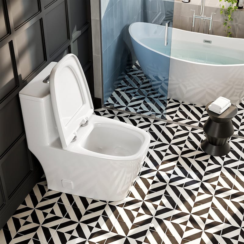 Eviva Acadia One Piece Toilet in White