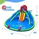 preview thumbnail 13 of 17, Inflatable Waterslide Bounce House with Upgraded Handrail without Blower - 216" x 212.5" x 116" (W x D x H)