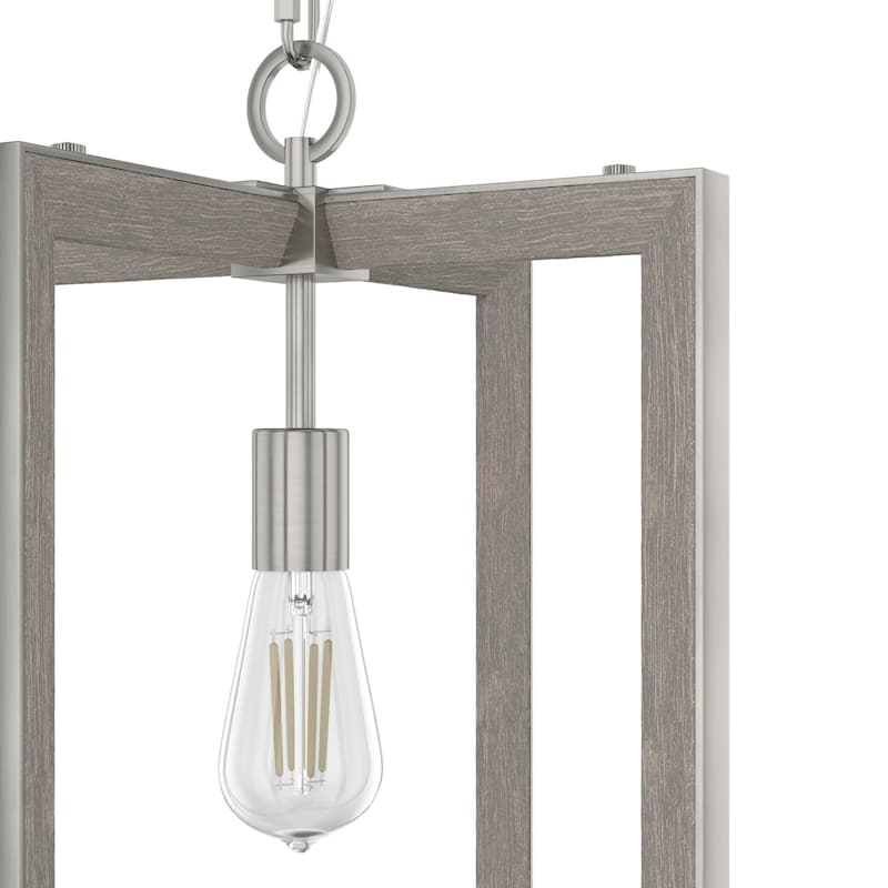 Hunter Woodburn 1-Light Pendant - Island, Dining Room, Foyer - Modern Farmhouse, Rustic, Transitional