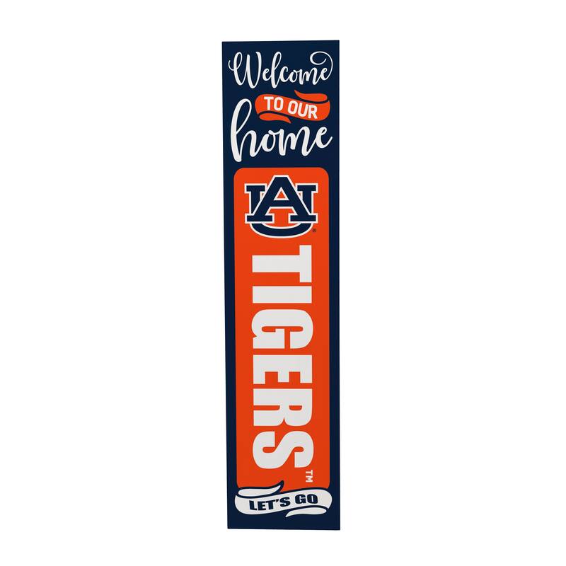 47" Double Sided Seasonal Porch Leaner, Auburn University - 47" x 11.25"