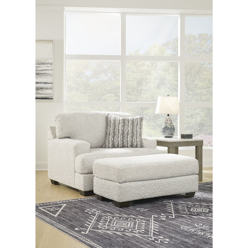 Signature Design by Ashley Brebryan White 2-Piece Upholstery Package - 49" W x 45" D x 39" H