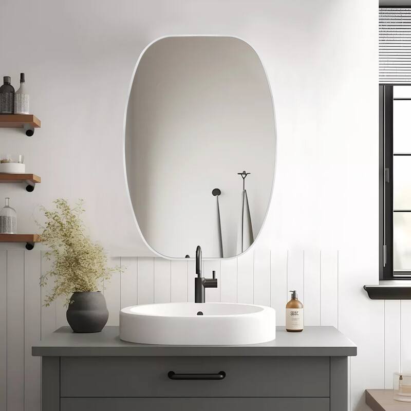 Oval Wall Mirror Bathroom Mirror for Over Sink