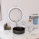 preview thumbnail 19 of 36, BNK 16 inch White Ceramic Circular Vessel Bathroom Sink