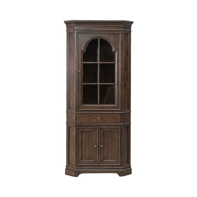Liberty Furniture Arden Road Corner Cabinet Buffet - Width 38" x Depth 24"x Height 84"