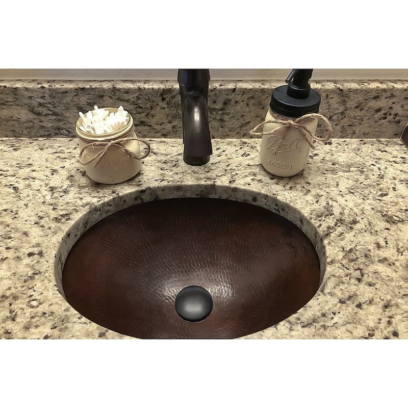 1.5-in Non-Overflow Pop-up Bathroom Sink Drain in Oil Rubbed Bronze (D-208ORB)